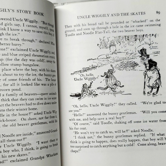 Uncle Wiggily's Story Book Hardback + Cover Children's Toy Read Learn Teach VTG - Picture 10 of 17